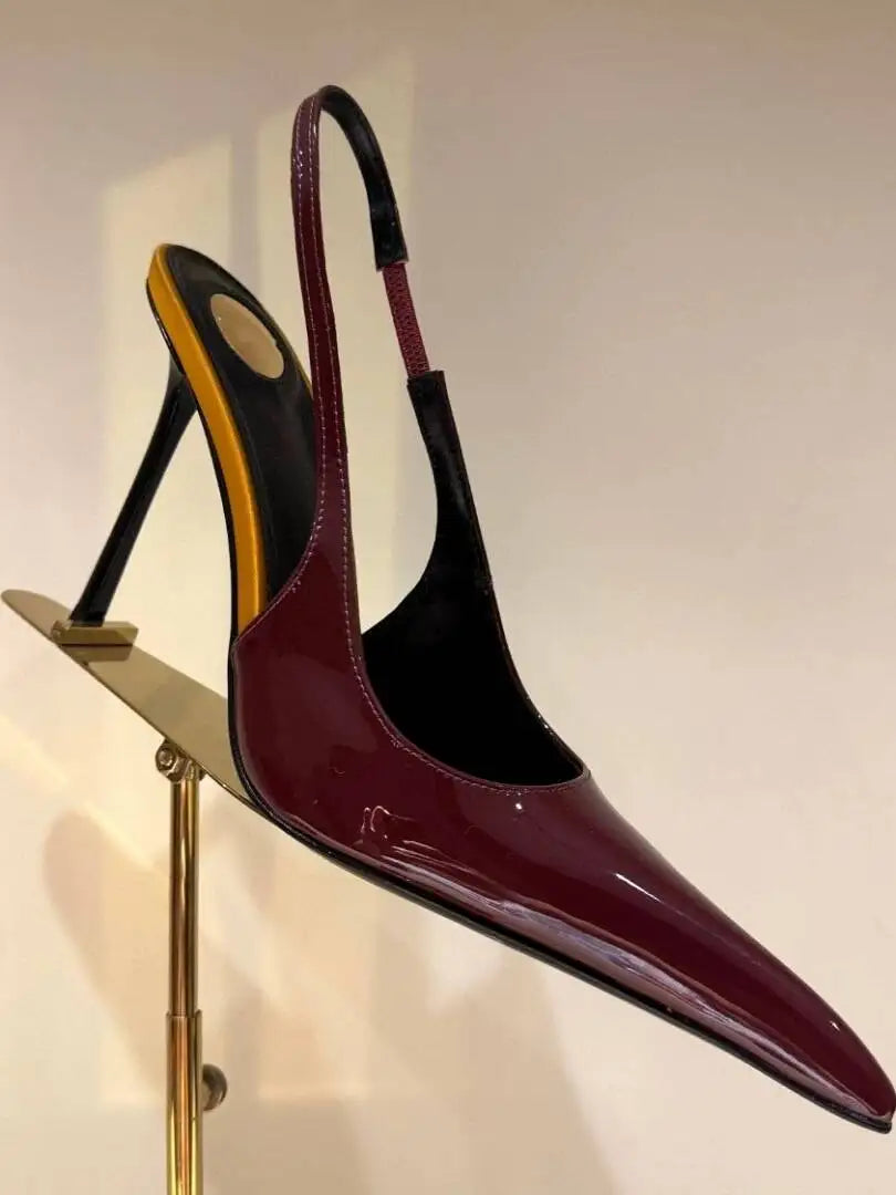 Women's Summer New Slim Fit High-heeled Sandals, Fashionable Fashion Show Pointed Party Wedding 34-43 Women's Large Sandals