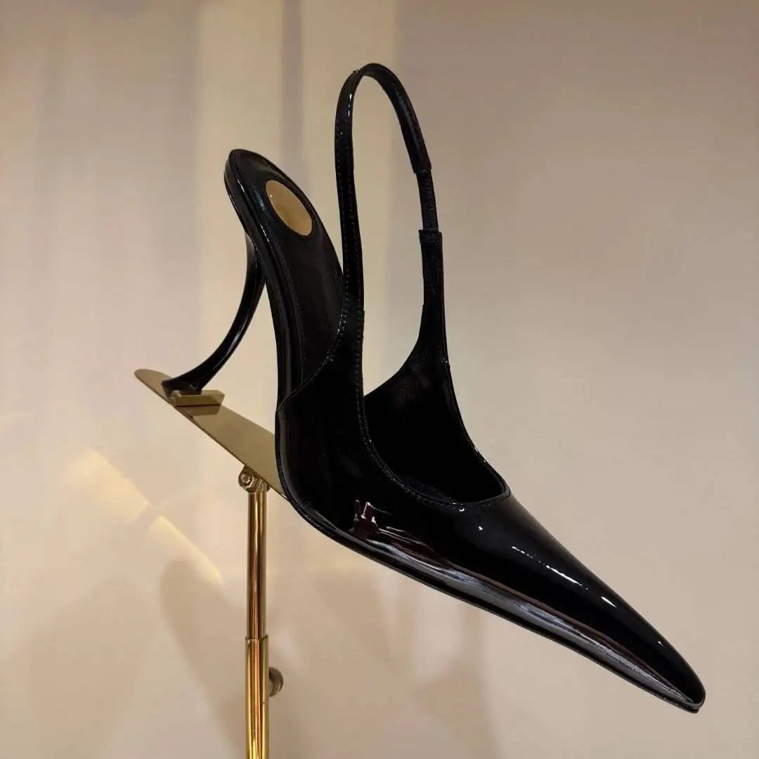 Women's Summer New Slim Fit High-heeled Sandals, Fashionable Fashion Show Pointed Party Wedding 34-43 Women's Large Sandals