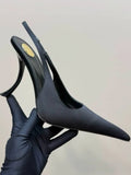 Women's Summer New Slim Fit High-heeled Sandals, Fashionable Fashion Show Pointed Party Wedding 34-43 Women's Large Sandals