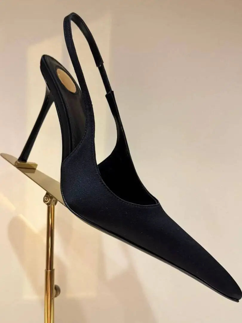 Women's Summer New Slim Fit High-heeled Sandals, Fashionable Fashion Show Pointed Party Wedding 34-43 Women's Large Sandals
